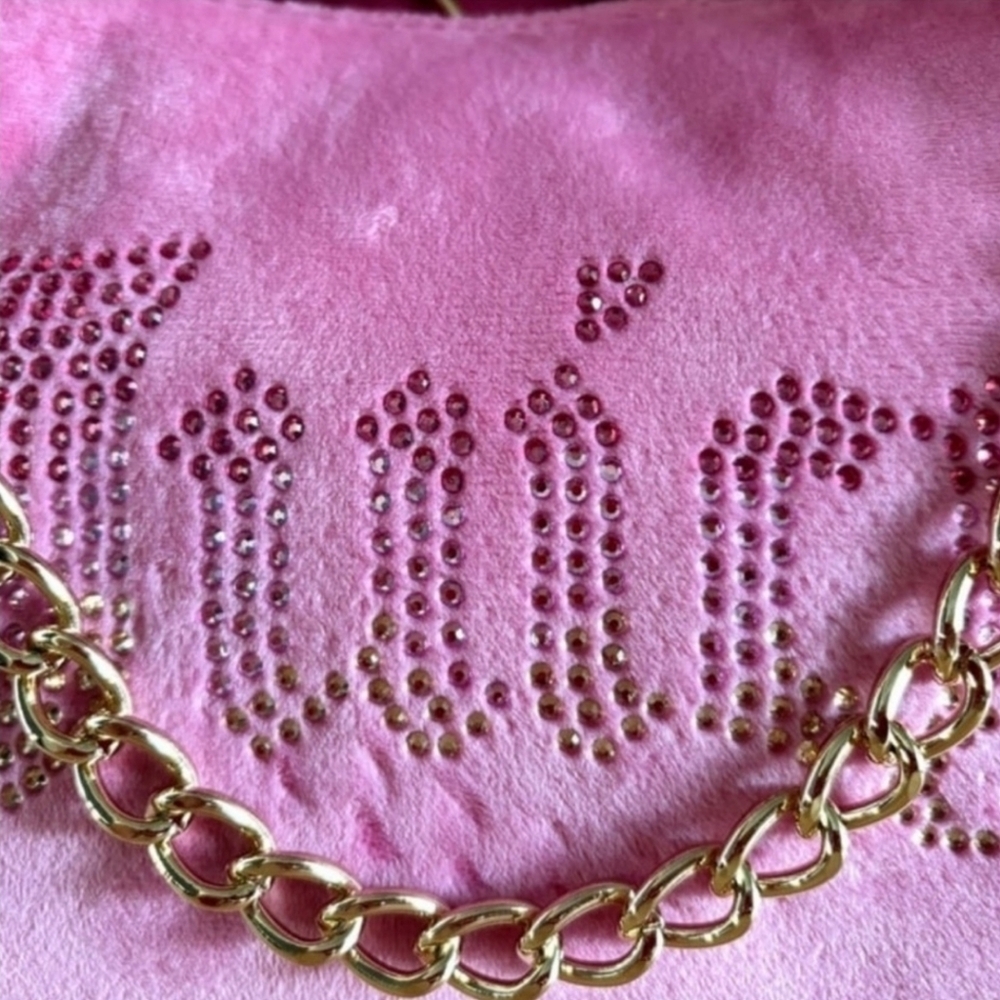 💕▪️Juicy Couture▪️ Shoulder Bag 2 Piece Set Juicy Pink Christmas Gift Set - Picture 9 of 13